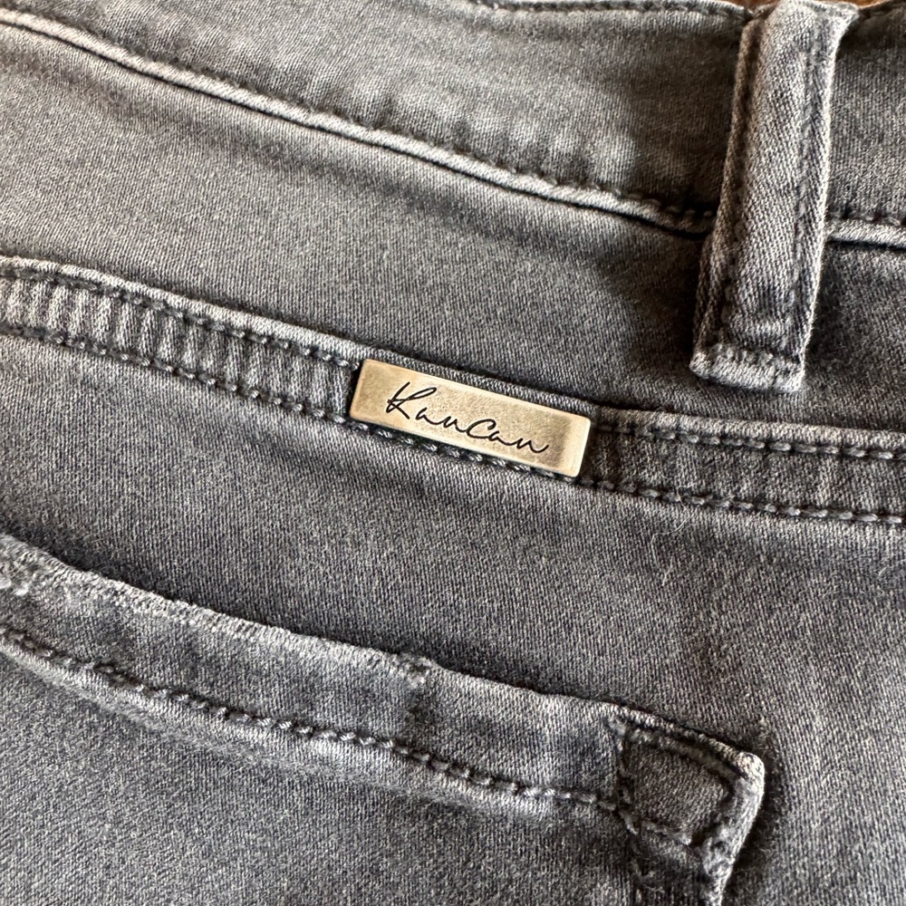 KanCan Women's Skinny Jeans in Charcoal Grey